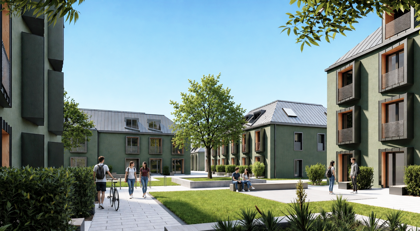 Unity Campus H232 – Innenhof