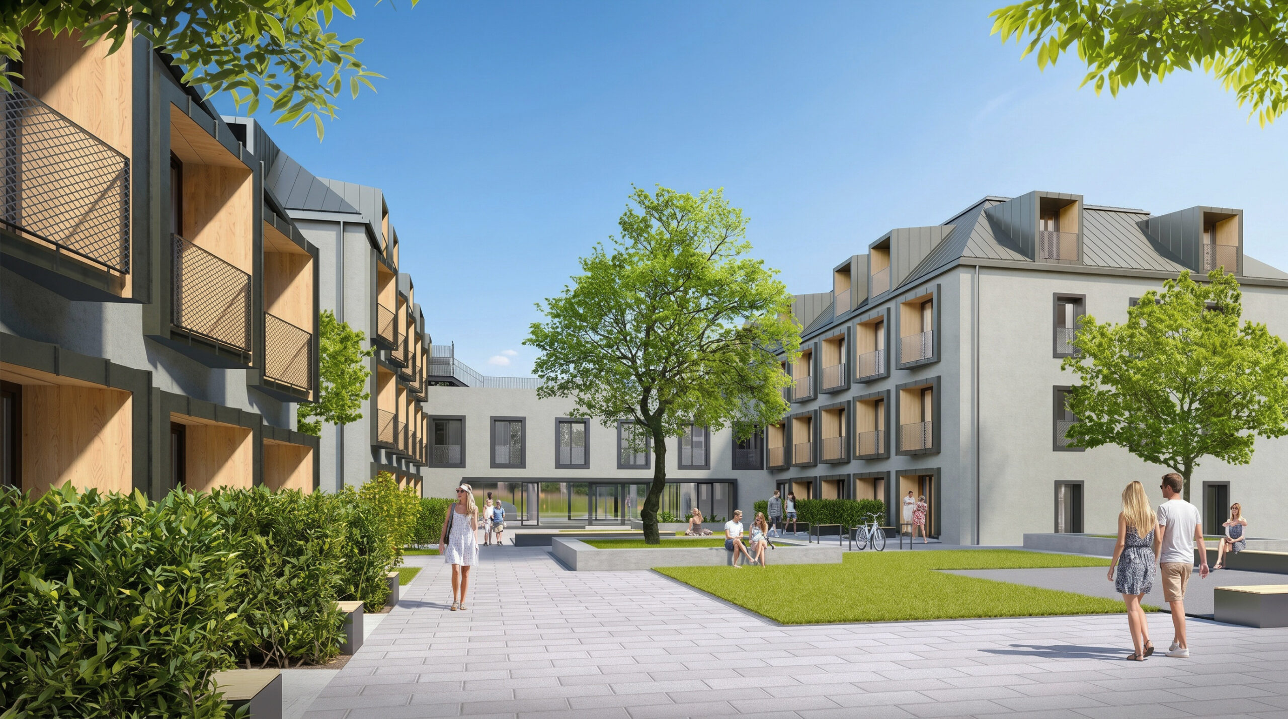 Unity Campus H232 – Innenhof